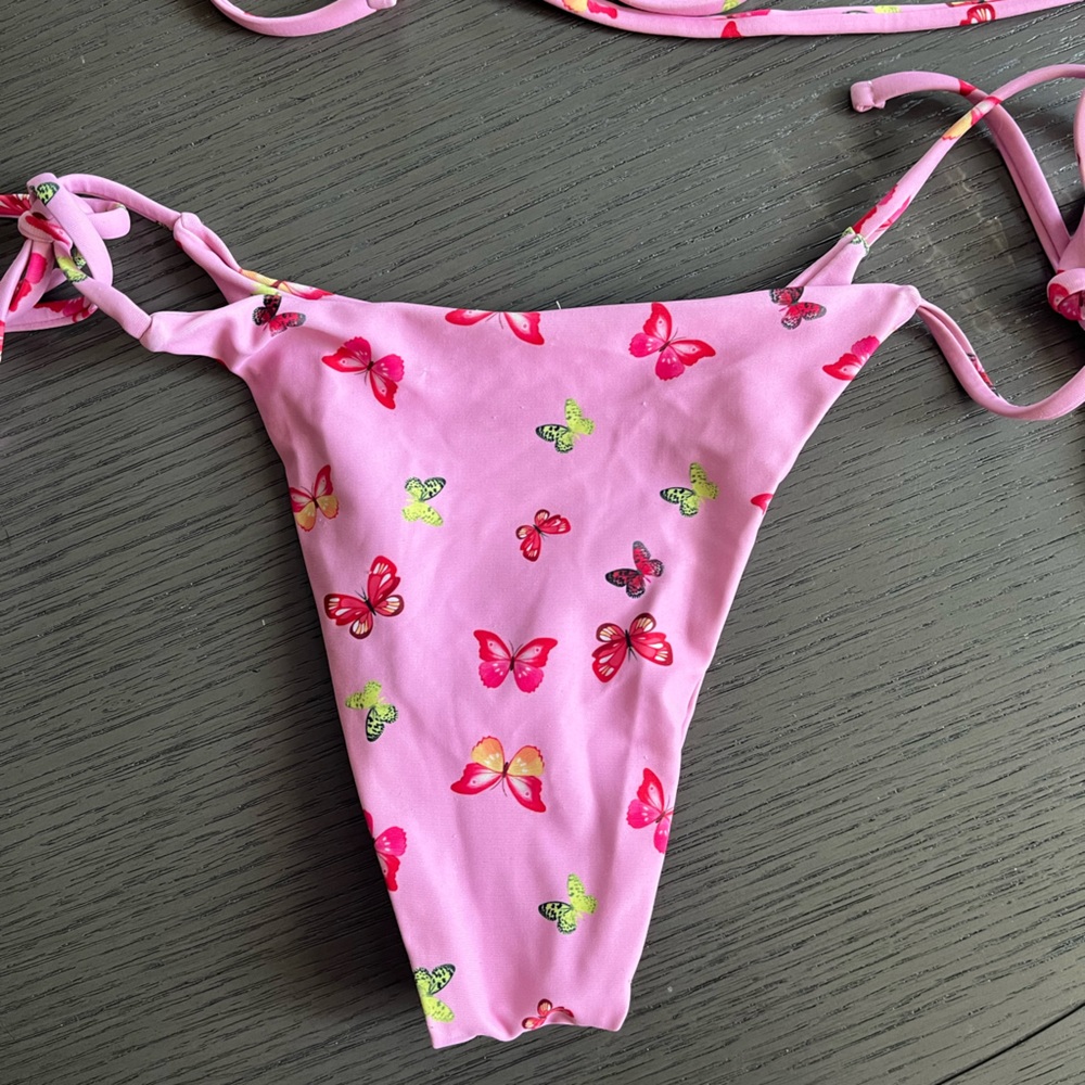 Pink Butterfly Bikini Set (S) - Picture 5 of 6